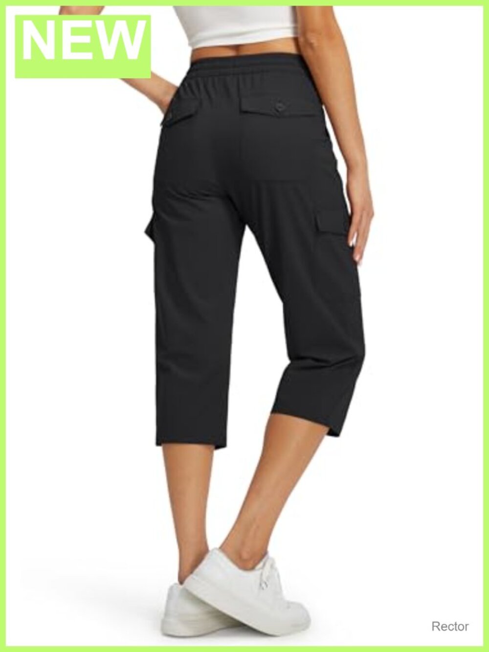 Women's Cargo Capri Pants Hiking Cropped UPF 50+ Stretch